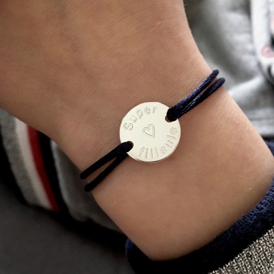 Bracelet personnalisable enfant - ARMA BLU vente bijoux personnalisés 