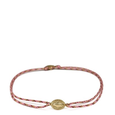 Bracelet mlini madone sur cordon